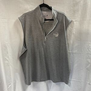 Hoag Classic Newport Beach Golf Vest Zip Up Size XL Johnnie-O
